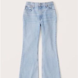 Abercrombie & Fitch Curve Love Ultra High Rise Vintage Flare Jeans
